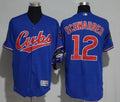 Kyle Schwarber #12 Chicago Cubs Majestic Mens 1994 Turn Back Clock Limited Flex Base Jersey - Royal Blue