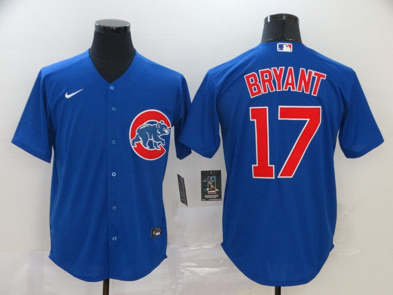 Kris Bryant #17 Chicago Cubs Nike Mens Limited Cool Base Jersey - Blue