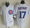 Kris Bryant #17 Chicago Cubs Mens 2015 Home Limited Cool Base Jersey - White