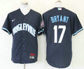 Kris Bryant #17 Chicago Cubs Nike Mens 2021 City Connect Limited Cool Base Jersey - Navy Blue