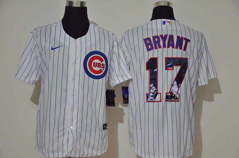 Kris Bryant #17 Chicago Cubs Nike Mens Unforgettable Moment Fashion Limited Cool Base Jersey - White