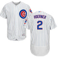 Nico Hoerner #2 Chicago Cubs Mens Home Limited Baseball Flex Base Jersey - White