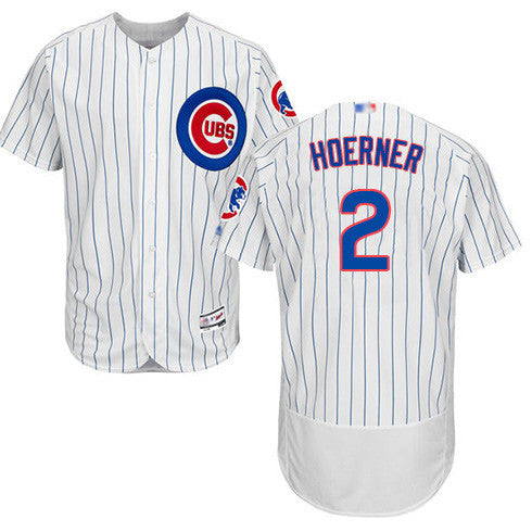 Nico Hoerner #2 Chicago Cubs Mens Home Limited Baseball Flex Base Jersey - White