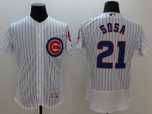 Sammy Sosa #21 Chicago Cubs Mens 2016 Flexbase Limited Player Jersey - White