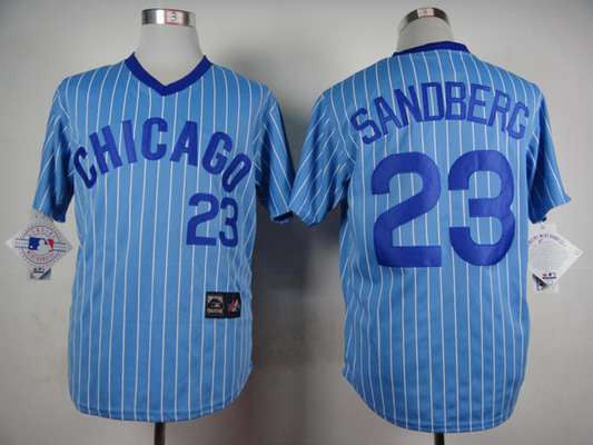 Ryne Sandberg #23 Chicago Cubs Majestic Mens 1988 Limited Jersey - Light Blue
