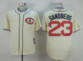 Ryne Sandberg #23 Chicago Cubs Majestic Mens Retired Cooperstown Limited Throwback Jersey - Cream