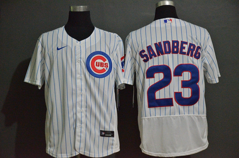 Ryne Sandberg #23 Chicago Cubs Nike Mens Home Limited Flex Base Jersey - White