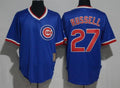 Chicago Cubs #27 Russell Mens 1994 Addison Pullover Majestic Cooperstown Limited Jersey - Royal Blue