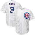David Ross #3 Chicago Cubs Majestic Mens Home Limited Cool Base Player Jersey - White