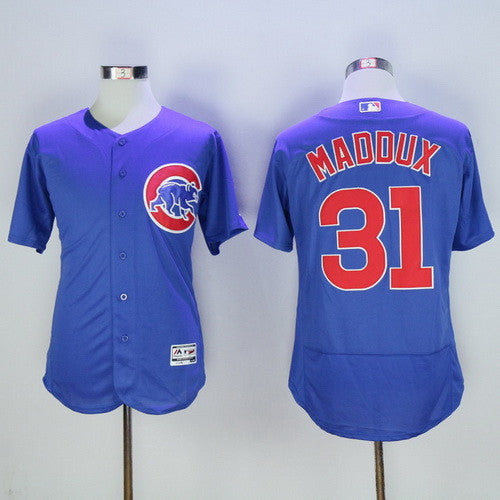 Greg Maddux #31 Chicago Cubs Majestic Mens 2016 Retired Flexbase Limited Baseball Jersey - Royal Blue