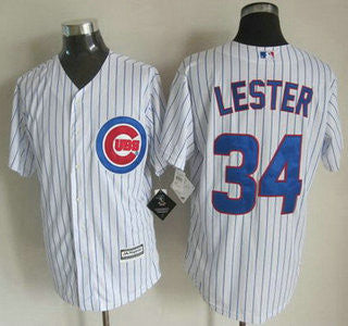 Jon Lester #34 Chicago Cubs Mens 2015 Home Limited Cool Base Jersey - White