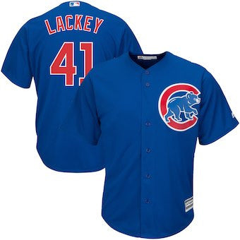 John Lackey #41 Chicago Cubs Majestic Mens Alternate Limited Cool Base Player Jersey - Royal