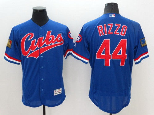 Anthony Rizzo #44 Chicago Cubs Majestic Mens 1994 Flexbase Limited Jersey - Blue
