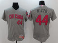 Anthony Rizzo #44 Chicago Cubs Majestic Mens Pink Mothers Day Limited Flex Base Jersey - Gray