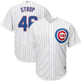 Pedro Strop #46 Chicago Cubs Majestic Mens Home Cool Base Limited Player Jersey - White