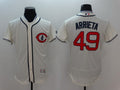 Jake Arrieta #49 Chicago Cubs Majestic Mens Flexbase Limited Jersey - Cream