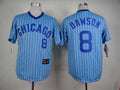 Andre Dawson #8 Chicago Cubs Majestic Mens 1988 Limited Jersey - Light Blue