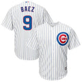Javier Baez #9 Chicago Cubs Majestic Mens Home Limited Cool Base Player Jersey - White