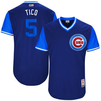 Albert Almora Chicago Cubs Majestic Mens 2017 Tico Players Weekend Authentic Jersey - Royal