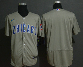 Chicago Cubs Nike Mens Limited Blank Flex Base Jersey - Gray