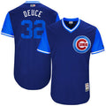 Brian Duensing Chicago Cubs Majestic Mens 2017 Deuce Players Weekend Authentic Jersey - Royal