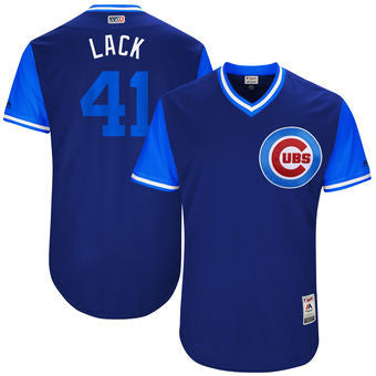 John Lackey #41 Chicago Cubs Majestic Mens 2017 Lack Players Weekend Authentic Jersey - Royal