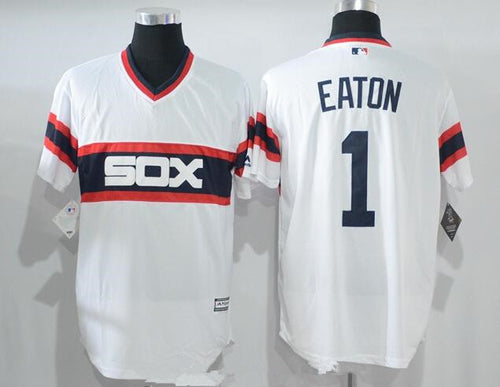 Adam Eaton #1 Chicago White Sox Majestic Mens Pullover Limited Cool Base Jersey - White