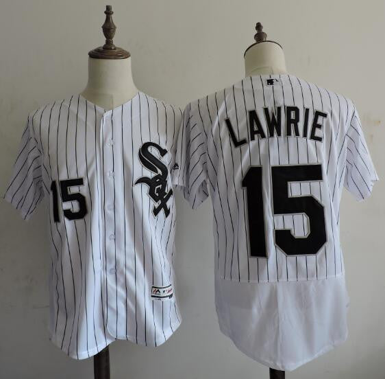 Brett Lawrie #15 Chicago White Sox Majestic Mens 2016 Home Flexbase Limited Baseball Jersey - White