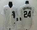 Chicago White Sox #24 Nike Mens Yasmani Grandal Limited Cool Base Jersey - White