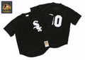 Tim Raines #30 Chicago White Sox Mitchell Ness Mens 1991 Throwback Mesh Limited Batting Practice Jersey - Black