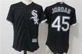 Chicago White Sox #45 Jordan Mens Michael Retired Majestic Limited Cool Base Jersey - Black