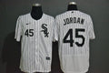 Chicago White Sox #45 Jordan Mens Michael Pinstripe Flex Base Nike Limited Jersey - White