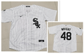 Mike Wright #48 Chicago White Sox Nike Mens Jrwhite Pinstripe Limited Cool Base Jersey