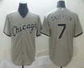 Tim Anderson #7 Chicago White Sox Mens Limited Cool Base Jersey - Gray