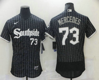 Chicago White Sox #73 Nike Mens 2021 Yermin Mercedes City Connect Limited Flex Base Jersey - Black