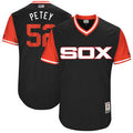 Jake Petricka Chicago White Sox Majestic Mens 2017 Petey Players Weekend Authentic Jersey - Black