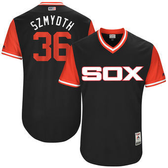 Chicago White Sox Majestic Mens 2017 Kevan Smith Szmydth Players Weekend Authentic Jersey - Black