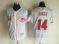 Pete Rose #14 Cincinnati Reds Majestic Mens 2016 Retired Flexbase Limited Baseball Jersey - White