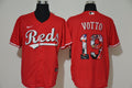 Joey Votto #19 Cincinnati Reds Nike Mens Unforgettable Moment Fashion Limited Cool Base Jersey - Red