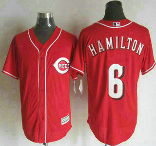 Billy Hamilton #6 Cincinnati Reds Mens 2015 Alternate Limited Cool Base Jersey - Red