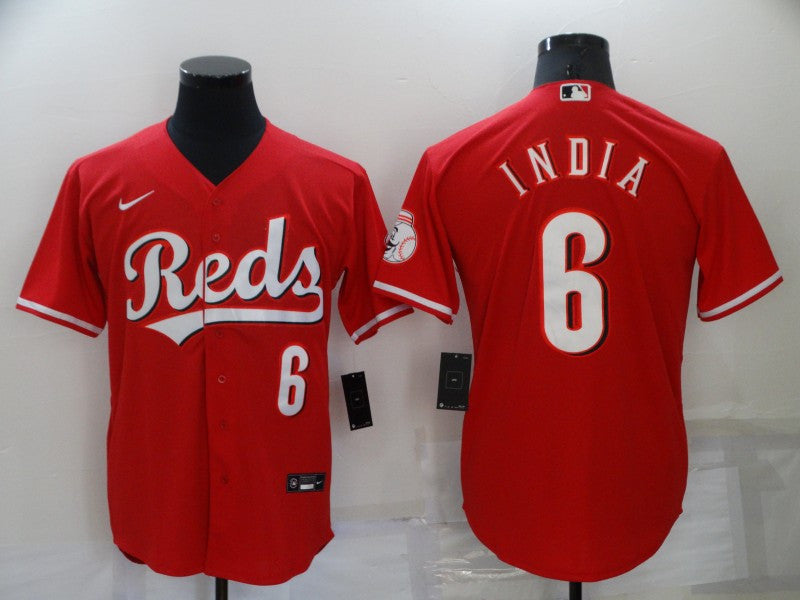 Jonathan India #6 Cincinnati Reds Nike Mens Limited Cool Base Jersey - Red