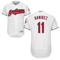 Jose Ramirez #11 Cleveland Indians Mens Flexbase Authentic Jersey - White