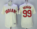 Rick Vaughn #99 Cleveland Indians Majestic Mens Limited Flex Base Jersey - Cream