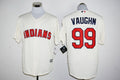 Rick Vaughn #99 Cleveland Indians Mens Retired Name Limited Cool Base Baseball Jersey - Cream
