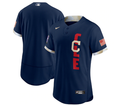 Cleveland Indians Mens 2021 Blank Star Limited Flex Base Jersey - Navy
