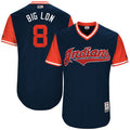 Lonnie Chisenhall #8 Cleveland Indians Majestic Mens 2017 Big Lon Players Weekend Authentic Jersey - Navy
