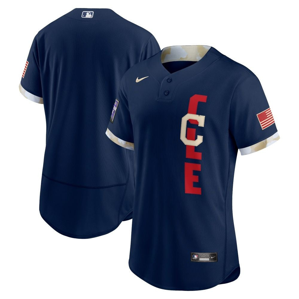 Cleveland Navy Mens 2021 Star Gift Cleveland Fans Limited Jersey