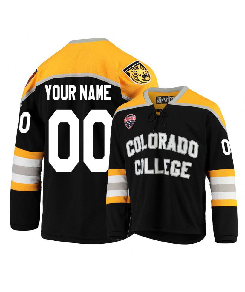 Detroit Tigers Men'S Colorado Limited College Custom Hockey Jersey - Black