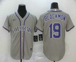 Charlie Blackmon #19 Colorado Rockies Nike Mens Limited Cool Base Jersey - Gray