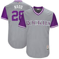 Nolan Arenado #28 Colorado Rockies Majestic Mens 2017 Nado Players Weekend Authentic Jersey - Gray